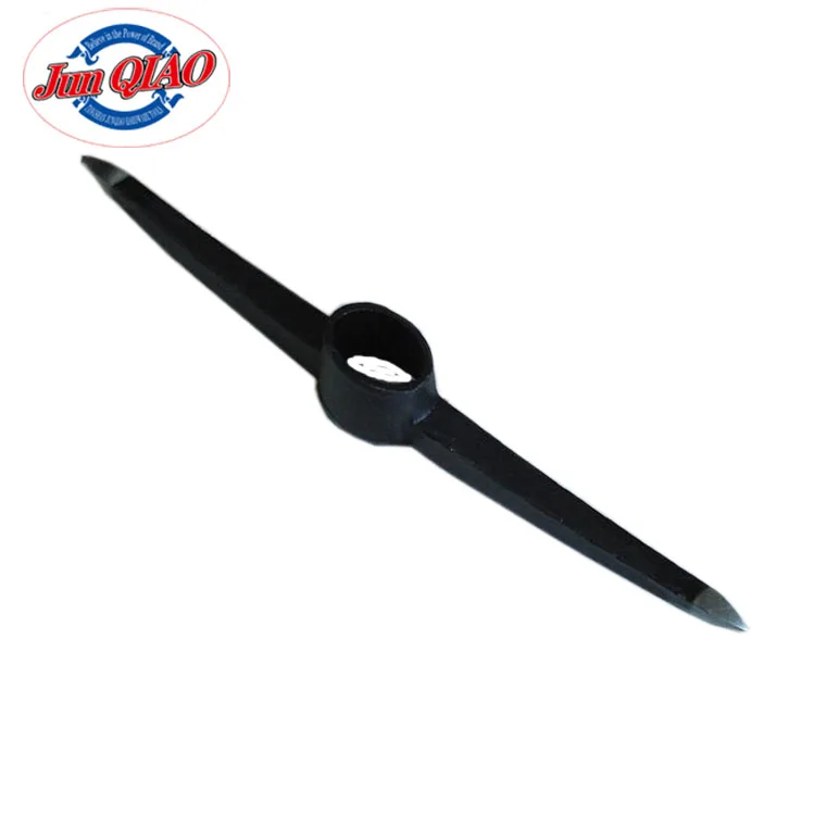 Black Color Painted Steel Pickaxe Garden Drop Forged Pickaxe Garden Tools Steel Pickaxe