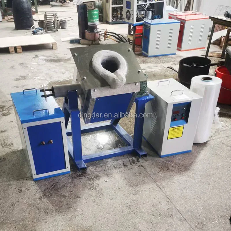 Fast Melting of Steel, Iron, Stainless Steel, Aluminum, Copper and Other Raw Materials Small Metal Melting