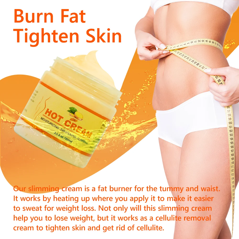 Aromlife Natural Organic Body Weight Loss Hot Belly Fat Cream Burner Shaping Cellulite Burning Sweat Slimming Cream