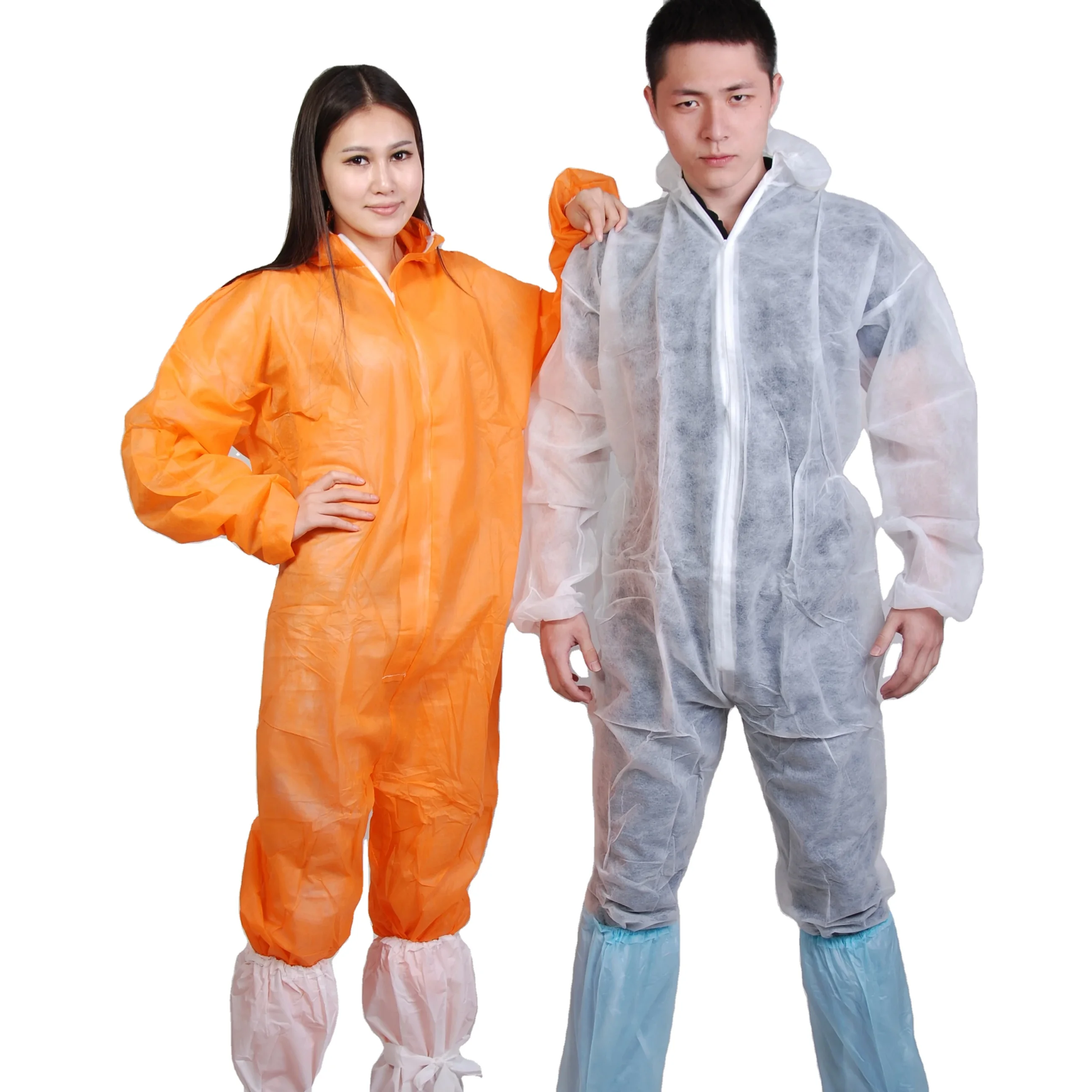 Non woven PP Coverall Wholesale Non Woven Fabric Clothing Isolation Gown Disposable Coverall