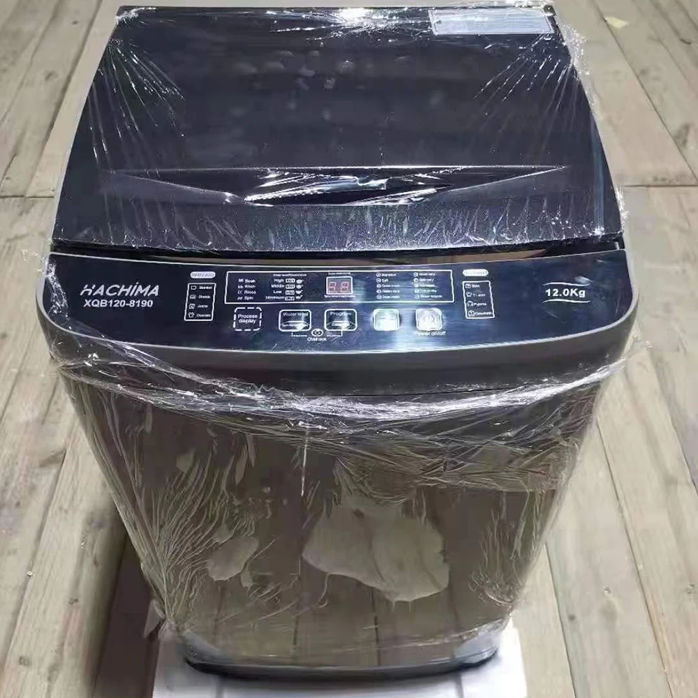 Top Load Fully Automatic Laundry Clothes Washing Machine Electric Carton Box with Dryer for Home Hot Sale Large Capacity 12kg