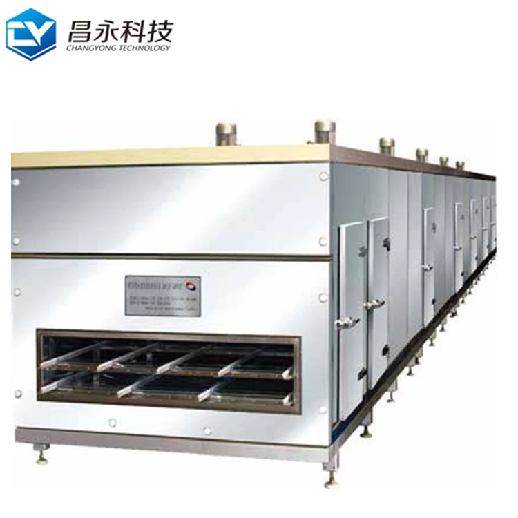 Well Priced Tunnel quick freezer quick frozen iqf tunnel blast freezer machine