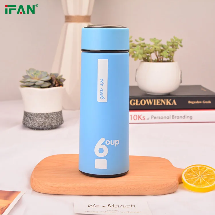 Customized Double Wall Glass Water Bottle Student Portable Drinking Water Bottle