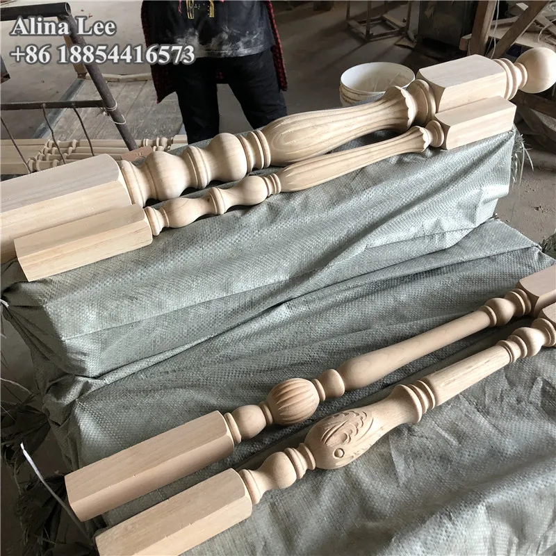 Beech Wood Stair Post Spindles Stair parts