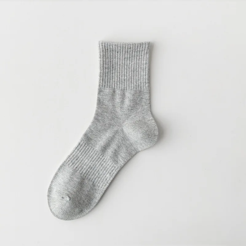 Custom Socks Design Own Logo Crew Socks No Minimum Order Private Your Label Bamboo Cotton Black Man Sport Sock