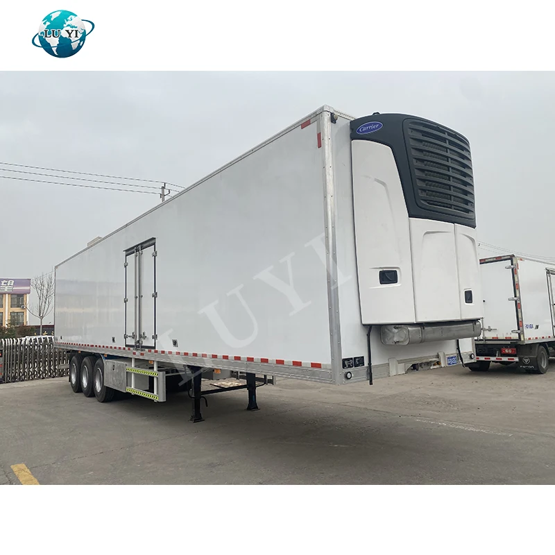 New 40 foot refrigerated container for transporting frozen and refrigerated goods semi trailer