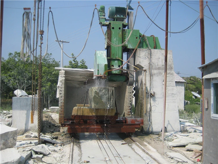 ISO Certificated Multi Blade Guide Stone Cutter Single Arm Type Stone Granite Block Cutter for Sale