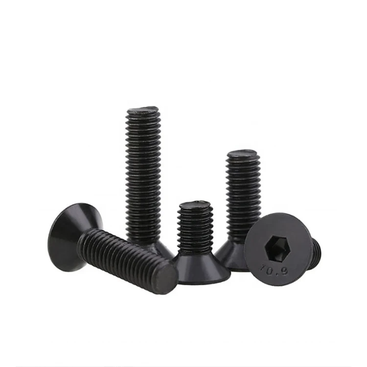 Customized 10.9 Grade High Strength Carbon Steel DIN7991 M3- M16 Countersunk Head Hexagon Socket Bolts Allen CSK bolts