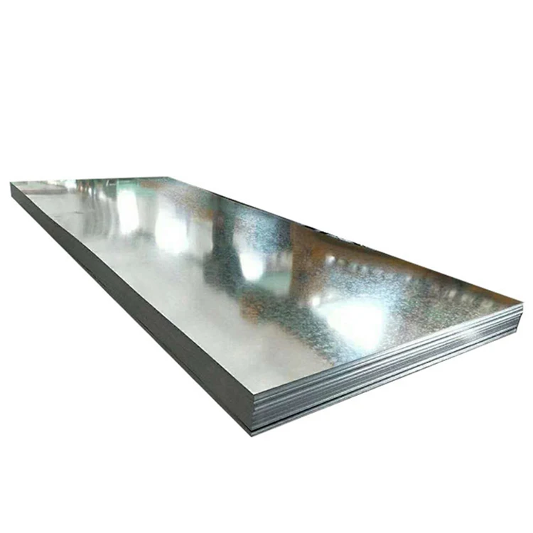 Hot Dipped 1.2mm Thickness 16 18 24 26 28 Gauge GI Plain Metal Sheet Galvanized Steel Sheet