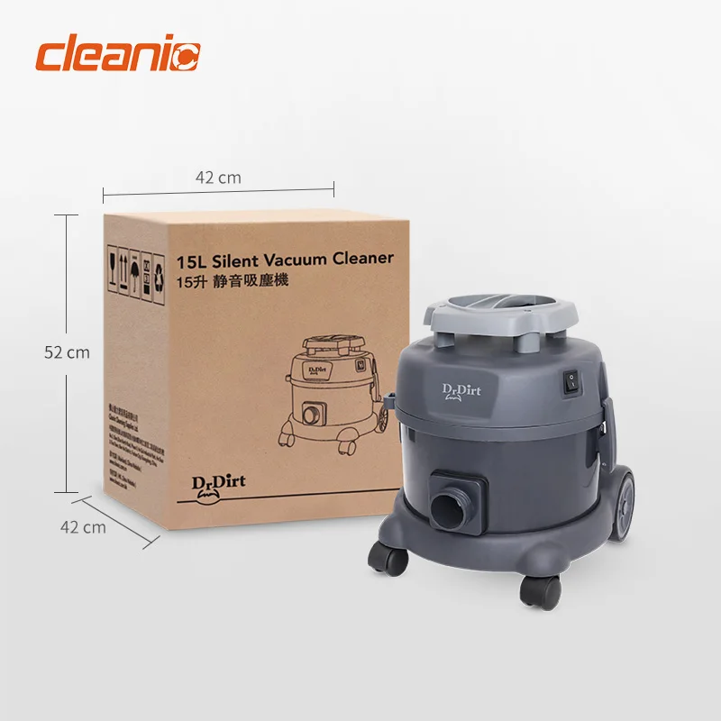 Carpet cleaning vacuum machinery 15 liters capacity silent electric dry vacuum cleaner for home dust cleaning