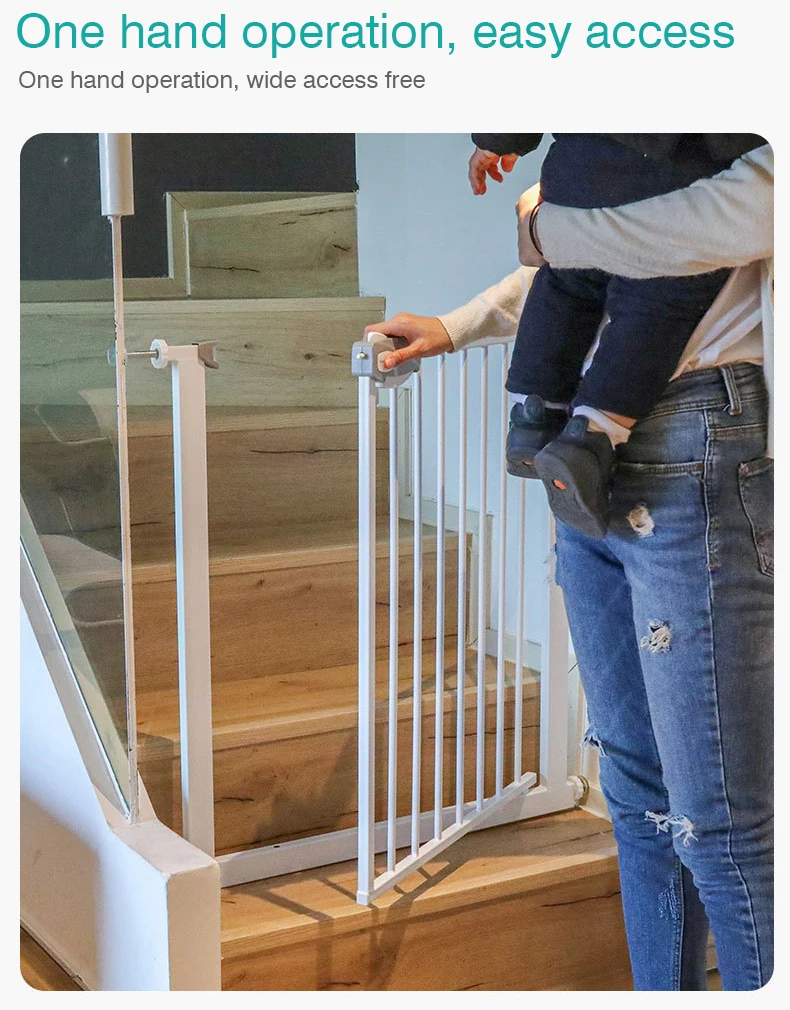 
Lovely Fish Design Child Kids Extra Wide White Color New Doorways Stairway Hallways Stairs Fence Pet Safty Temporary Baby Gate 