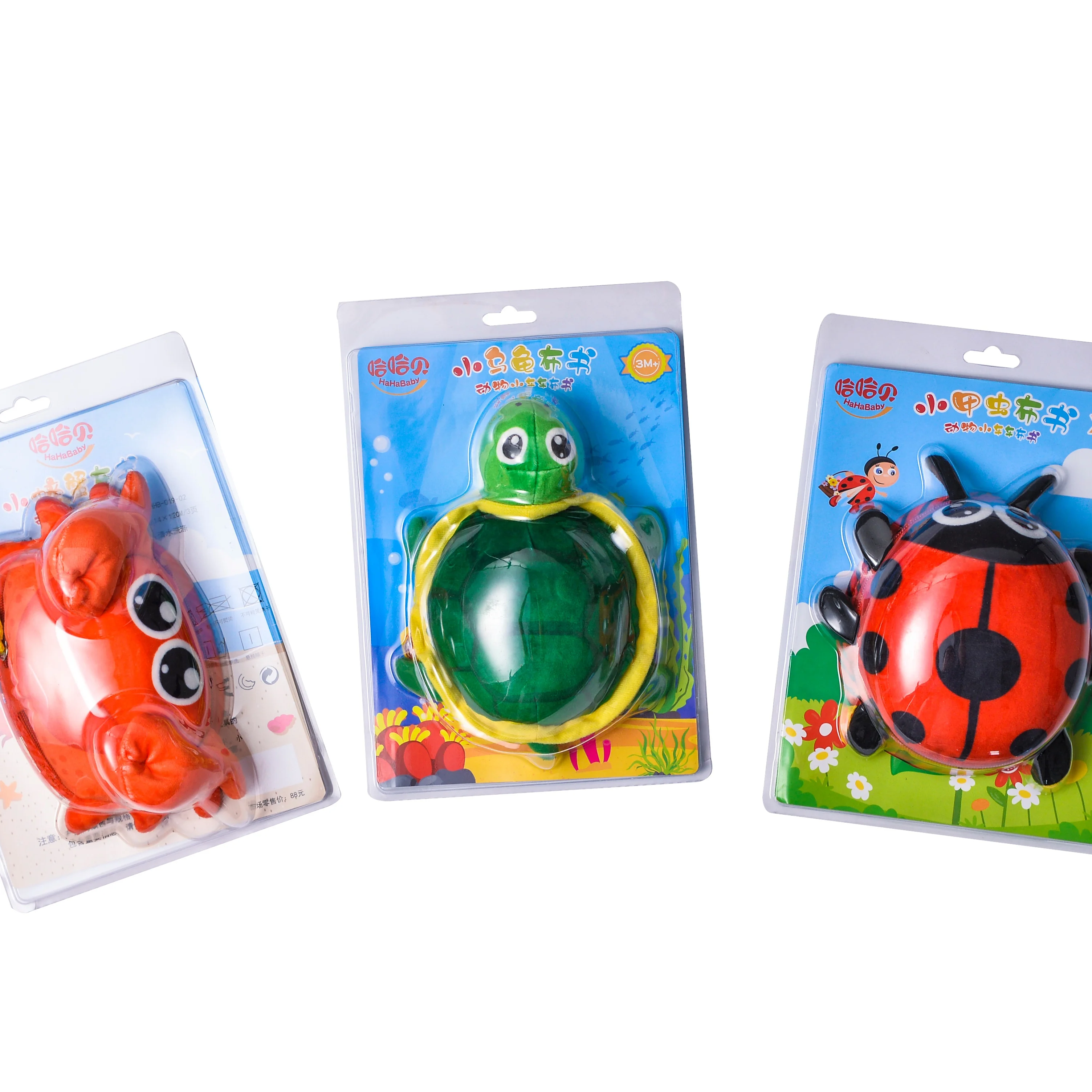 New Customizable Children Educational 3D Cartoon Toy Baby Animal Car Cloth Book