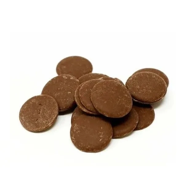 Wholesale Organic Dark Couverture Chocolate Buttons From Vietnam - CacaoTrace Ingredients in Bulk Packing