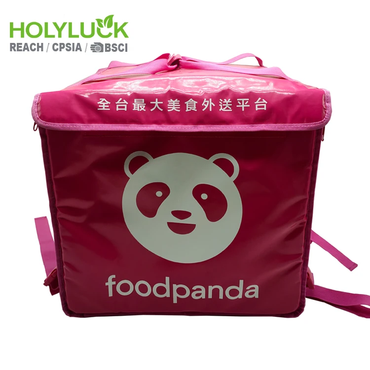 Order Made Waterproof Thermal Cooler 80l Foodpanda Insulated Backpack Hot Food Delivery Bag