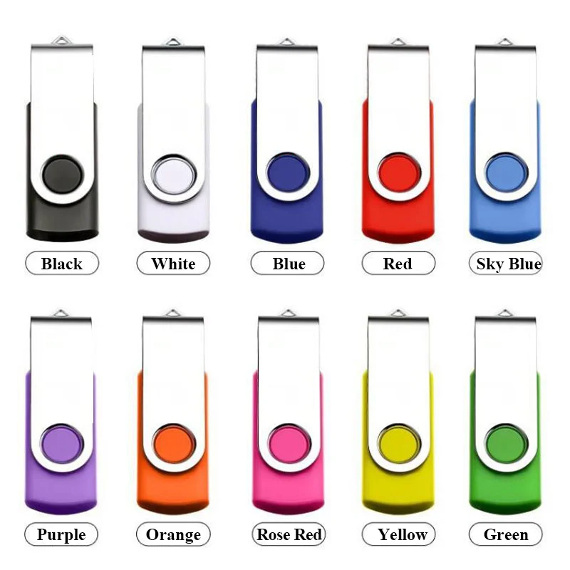 USB-флеш-накопители с пользовательским логотипом 8 ГБ 16 32 64 USB-2 0 3 металлическая карта памяти