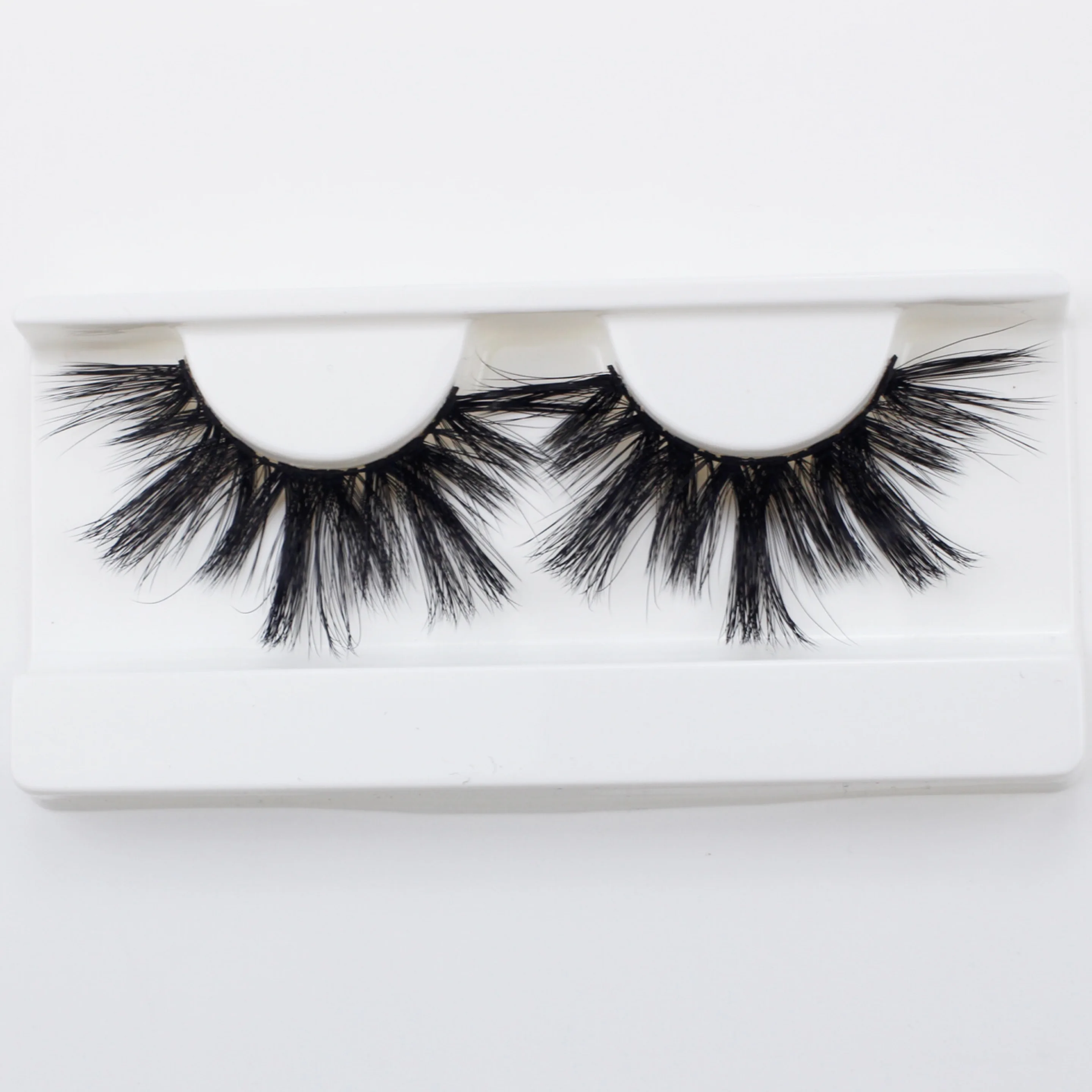 
Wholesale faux mink lashes extension makeup cosmetic silk mink eyelashes private labels custom lashes packaging 