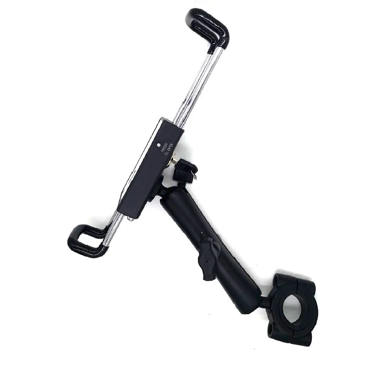 Anti theft tablet holder long arm mounts b-201u-c 1 inch rail ball base bracket lockable tablet headrest holder for car for ram
