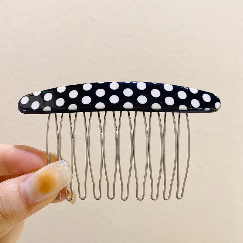 acetate hair comb decorative recycled plastic acetate private label combs  hair accessories