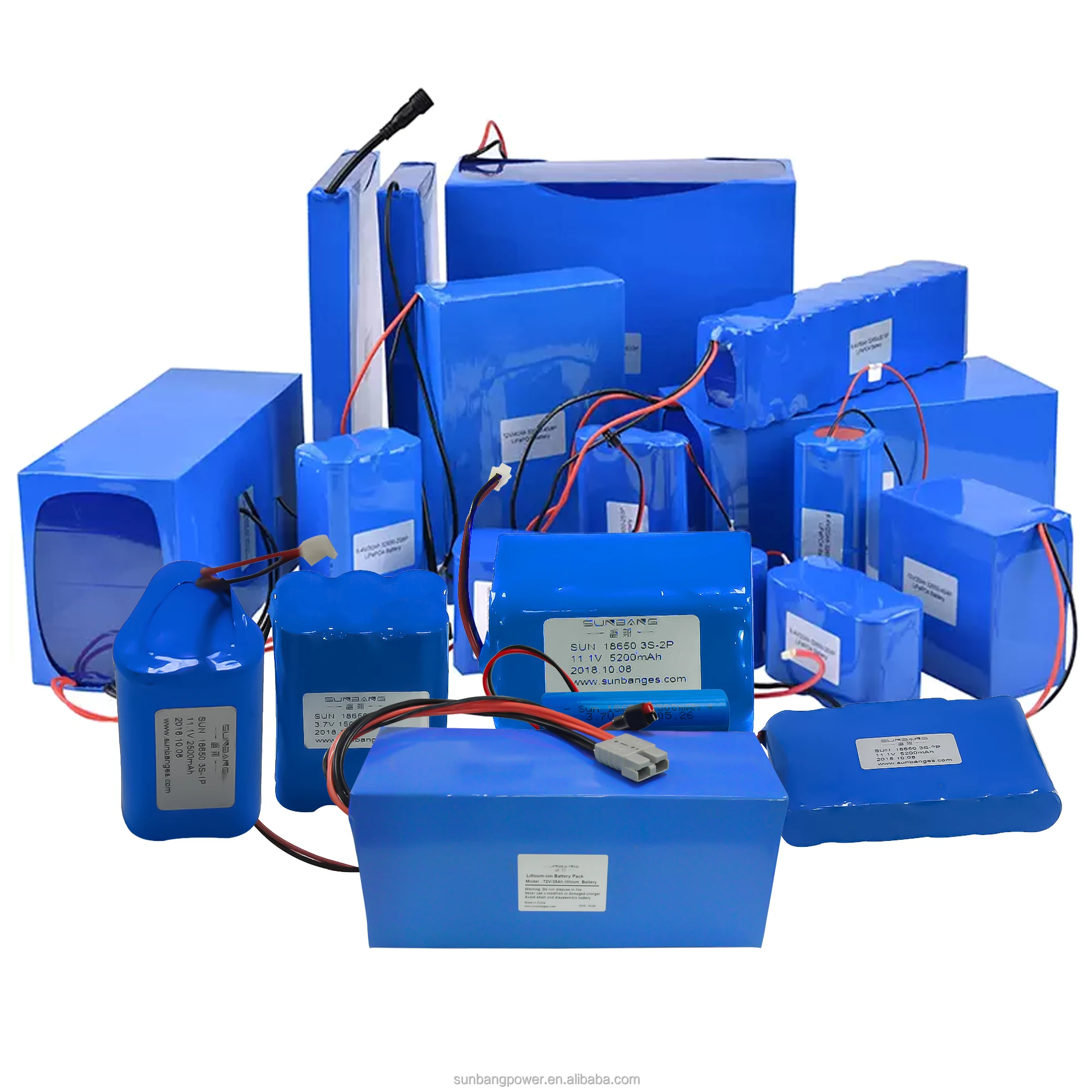 Customize LiFePO4 Lithium ion Battery 12V 24V 36V 48V 60V 72V 6Ah 20Ah 30Ah 40Ah 50Ah 60Ah for solar street light