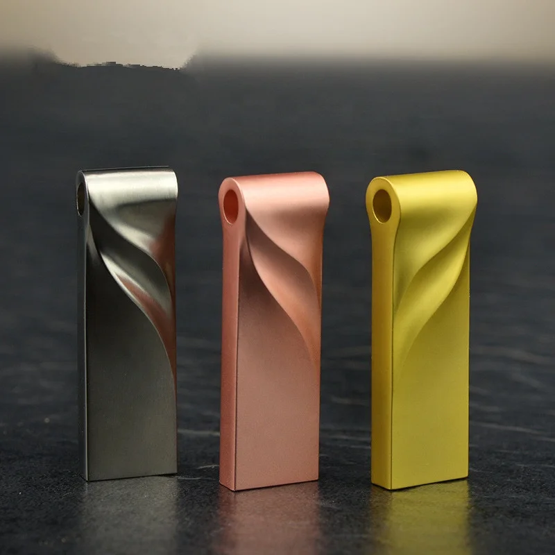 Factory price usb 2.0 high speed 16gb 32gb 64gb 128gb free logo printed mini metal pen drive memory stick