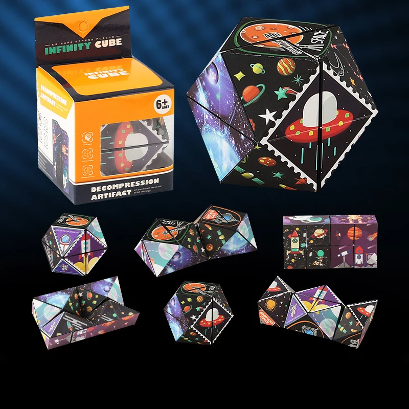 Infinity Flip fidget 3D Magic Cube Stress Relief Toys