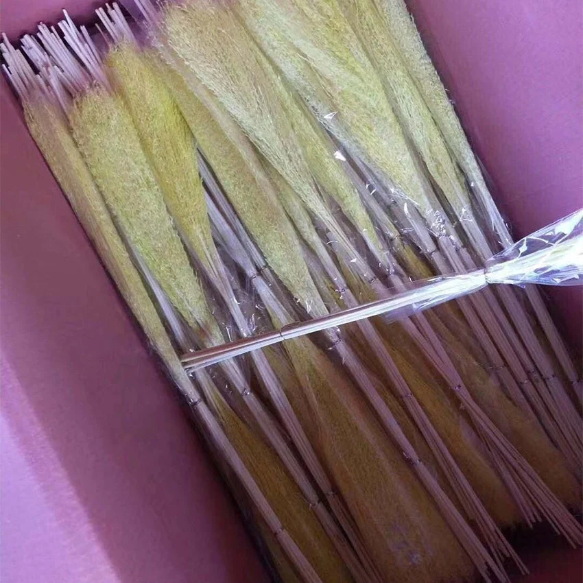 
China factory cheap artificial flowers wholesale bermuda grass dried flower 