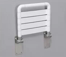 Bathroom Toilet Wall Mounted Nylon Folding Shower Seat and Bath Chair
