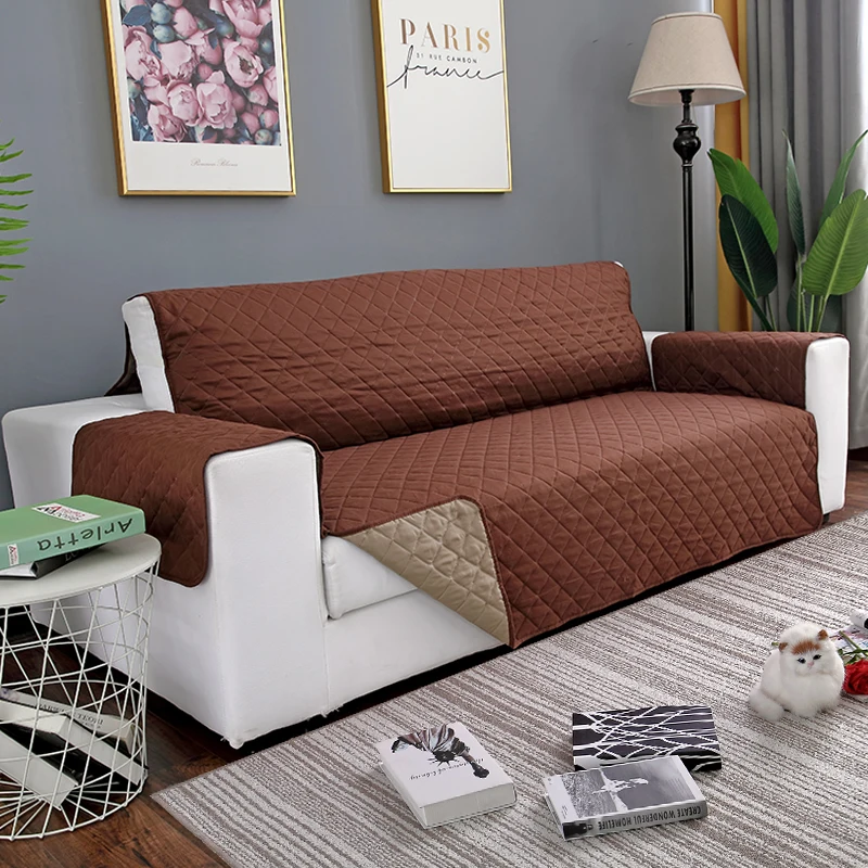 Durable Pet Cover for Sofa Couch Cover Furniture Protector Sofa Slipcover Reversible Sofa Cover for 3 Cushion Couch