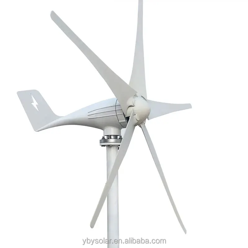 New 3kw 48v horizontal wind turbine for home use, wind generators with long blades