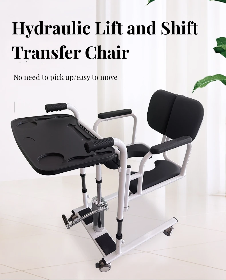 New medical equipment - Convenient patient transfer chair, shower chair, chair with toilet