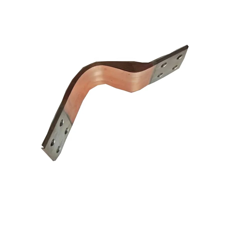 0.1mm flexible copper busbar customized copper foil bus bar