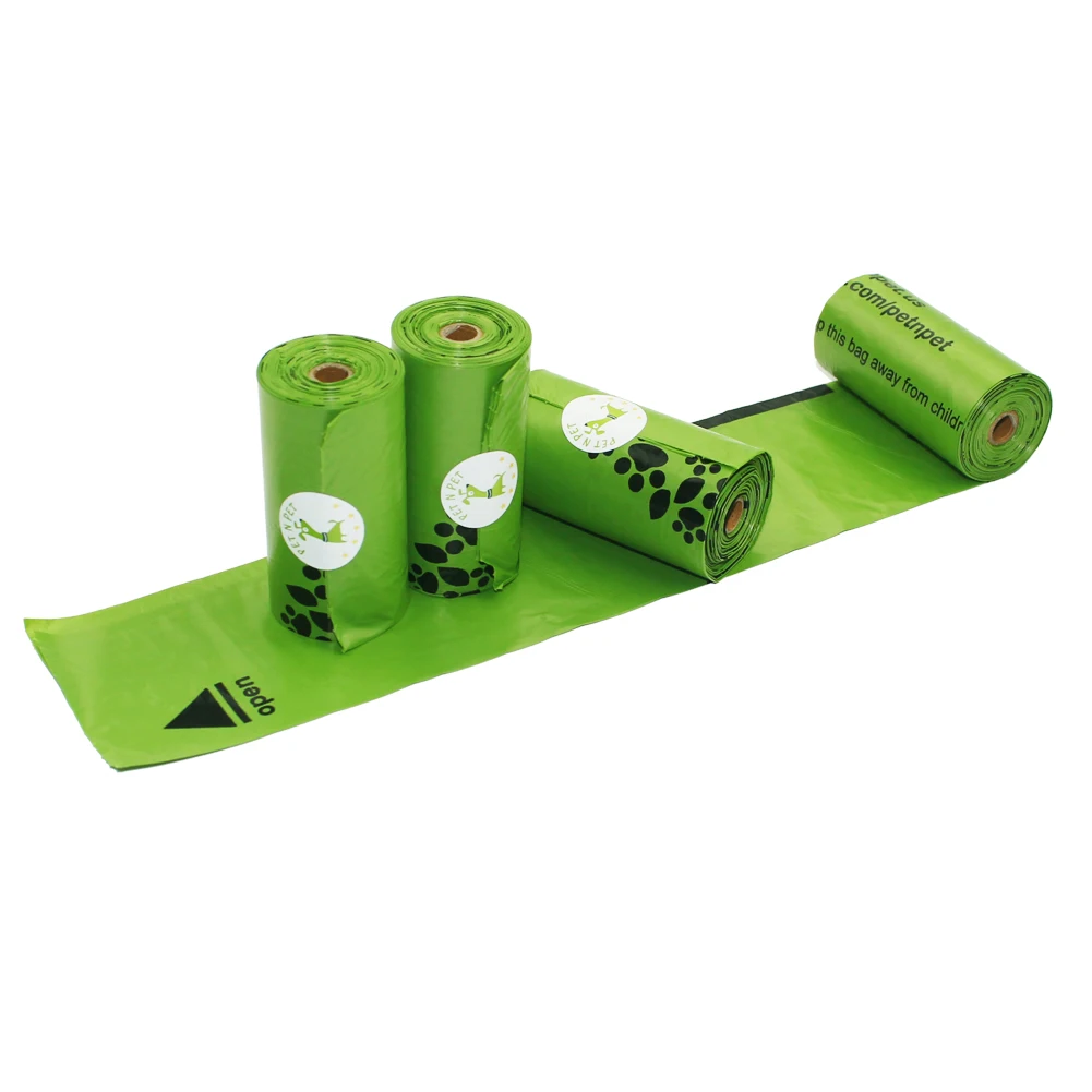 Manufacturer Wholesale Packed Pet Waste 100% Biodegradable Dog Poop Bags