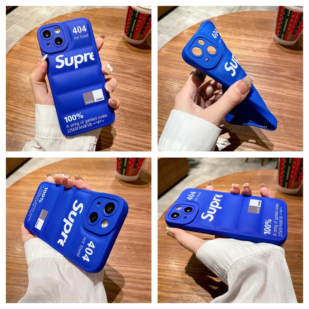 Winter New Down Jacket Series Mobile Phone Case Anti Fall Protective Case For iphone13