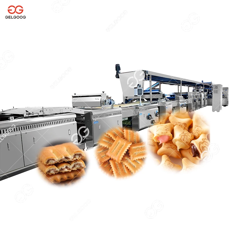 Мелкомасштабный автоматический тонкий крекер для содового крема машина производства сэндвич-печенья цена