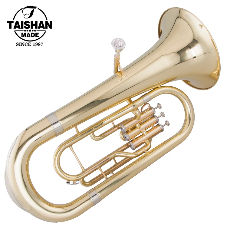 Bb Tone 3 Piston Euphonium Musical Instrument for Professionals and Students