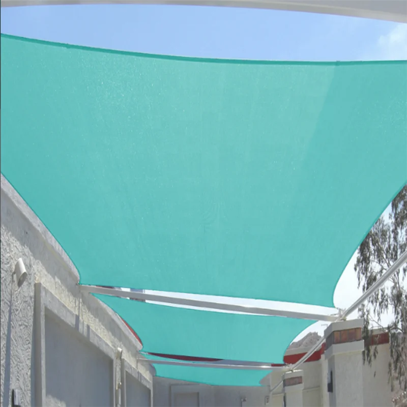 3x4m HDPE sun shade sail rectangle polyester waterproof shade sail
