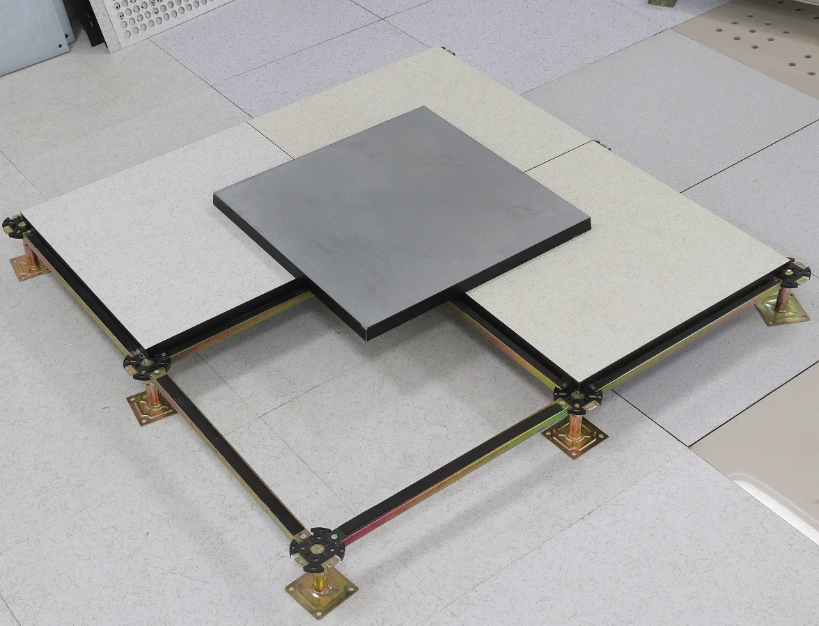 Calcium sulfate anti-static floor Raised Commercial Floor Panel Raised Access Floor for Data Centers Office Buildings