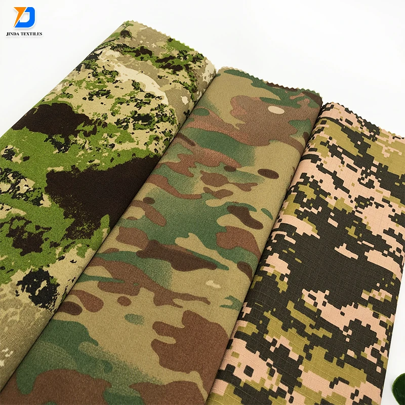 Jinda Textiles good quality Heavy TC and Cotton textile twill and canvas and rip stop fabric for industrial vest uniform fabrics