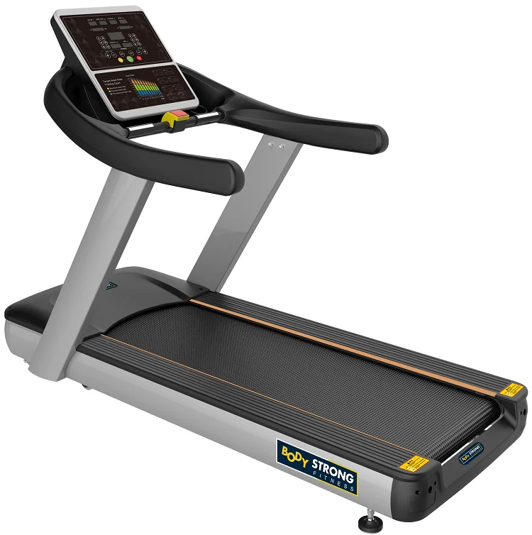semi commercial gym club health exercise fitness equipment treadmills LCD and TFT display running machine