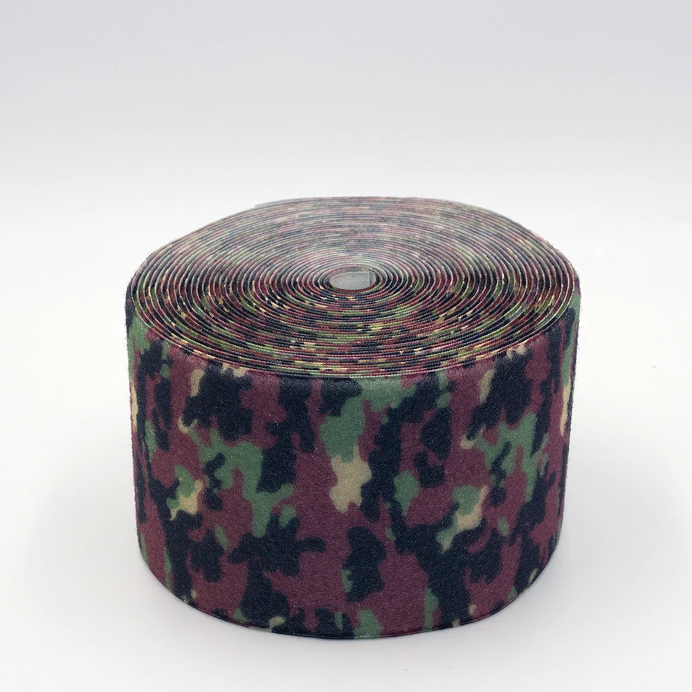 Outdoor camouflage traps camouflage print tape for jacket backpack with hook and loop Different Size Tape Fastener