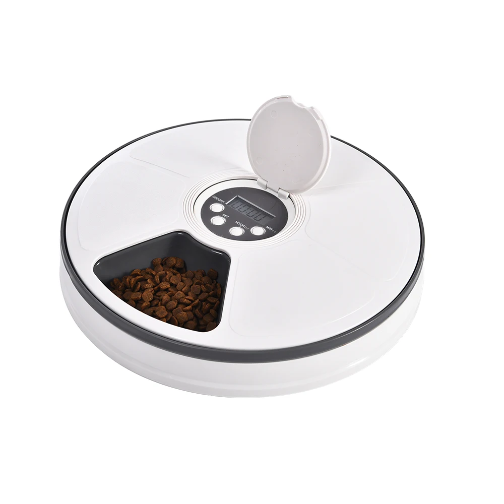 
Led Screen Intervals Feeder Electronic Timed Pet Feeder 