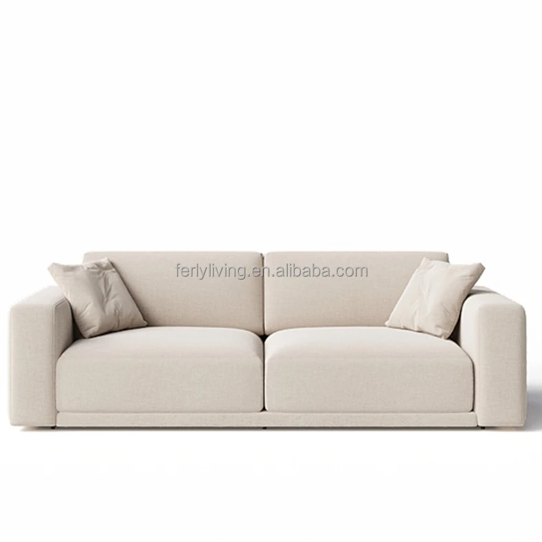 Ferly Factory Direct Sale Light Luxury Modern Sectionals Art Sofa Cover Living Room Light Luxury Sofa Set