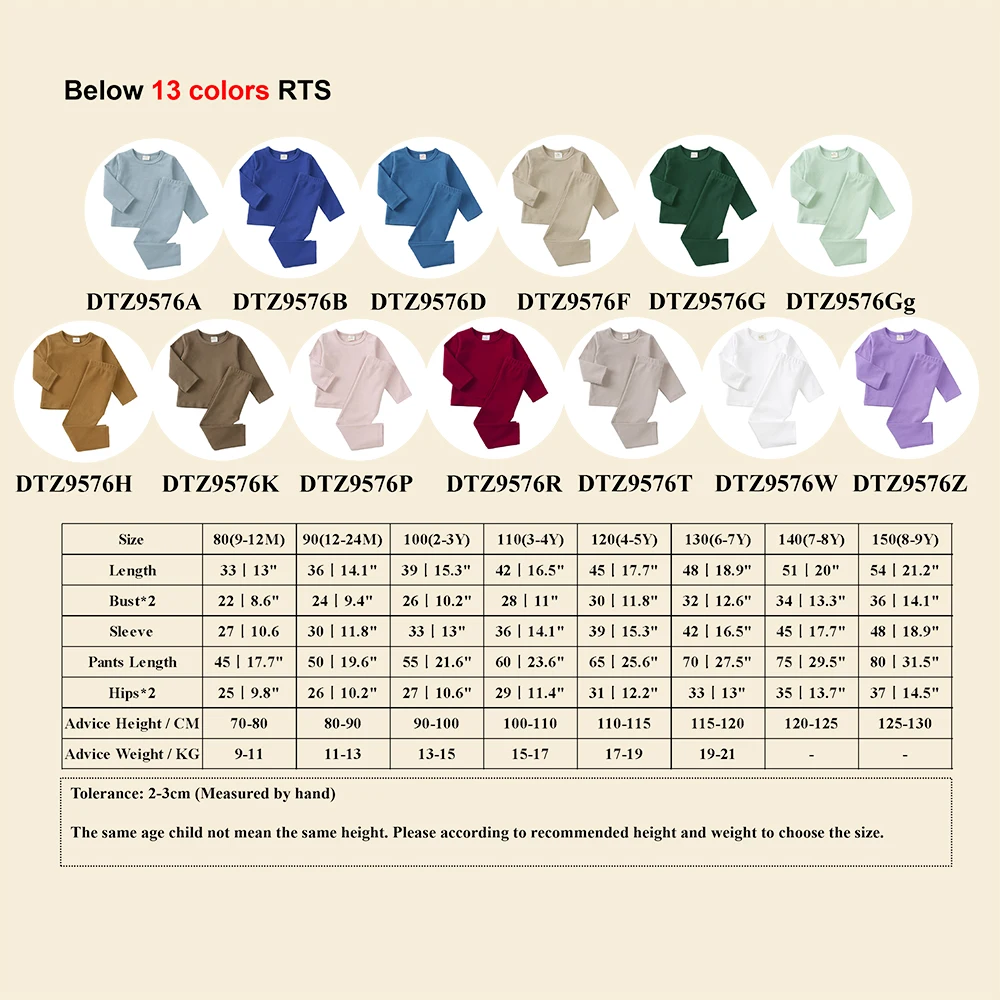 Custom Kids Pajama Set Children Clothing Sets Girls Underwear Boys Girl Loungewear Set Cotton Pyjamas Kids Clothes Wholesale