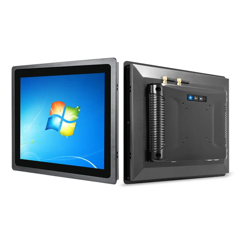 Touchthink 12 Inch Wall Mount Embedded Capacitive Touch Screen Industrial Computer Panel Pc