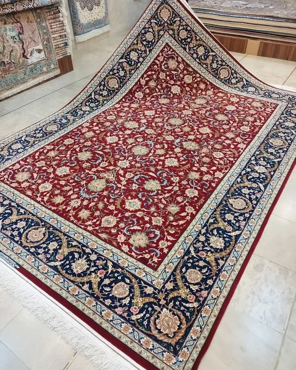 3d Printed Traditional Handmade Hand Knotted Silk Oriental Persian Carpet
