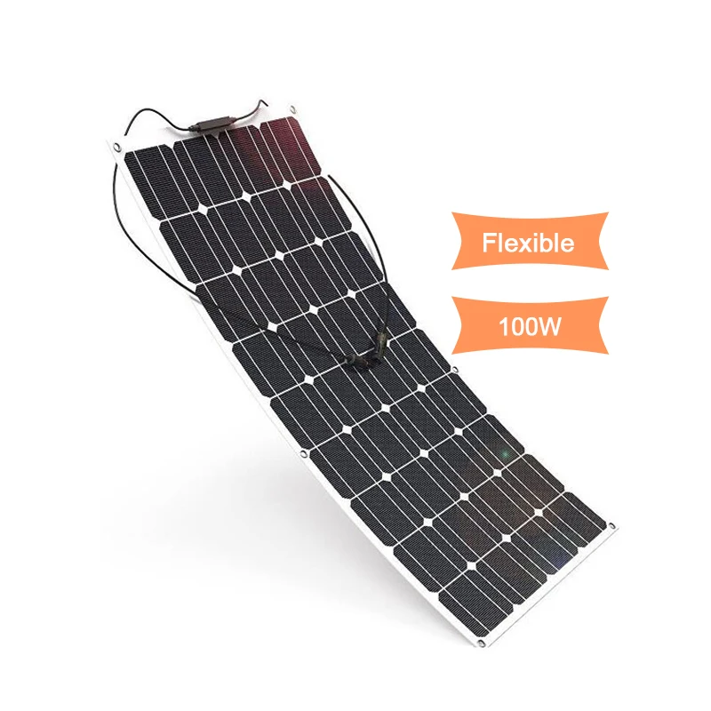 Best price portable solar panel 100w 200w  portable RV Flexible Solar Panels with 25 years warranty for sale