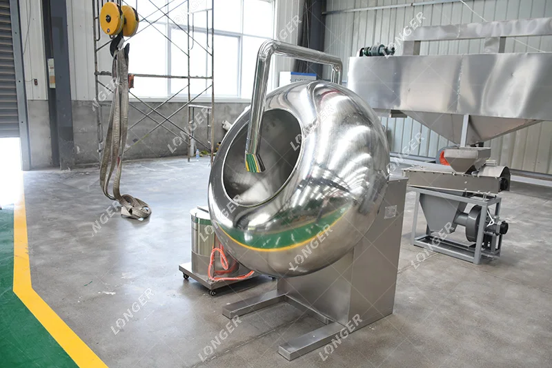 Peanut Coating Machine|Fried Flour-coated Peanut Making Mechanism|Automatic Sugar Fishskin Peanut Coated Machine
