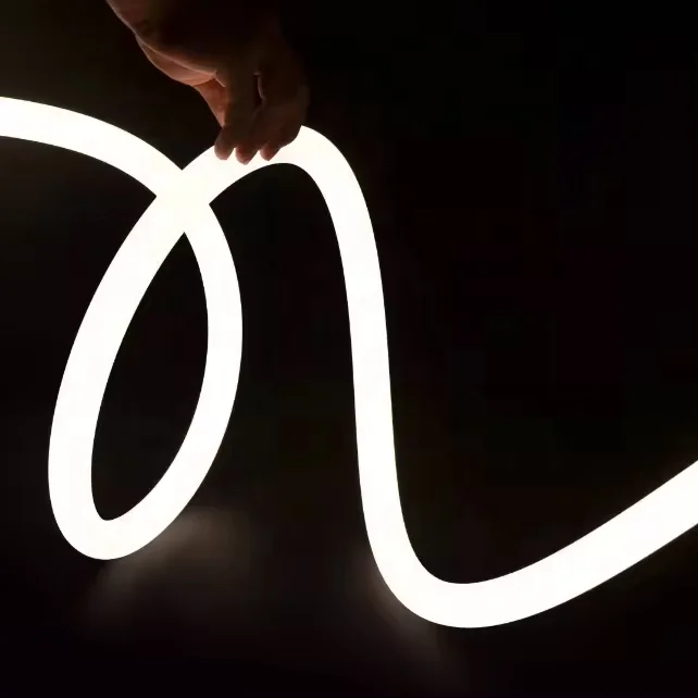 Wholesale 12V 24V 25mm Rgb IP67 Silicone Tube 360 Degree Round Led Neon Flex Rope Light Flexible Strip Light
