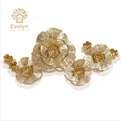 Low MOQ furniture accessories metal wall art hanging decoration