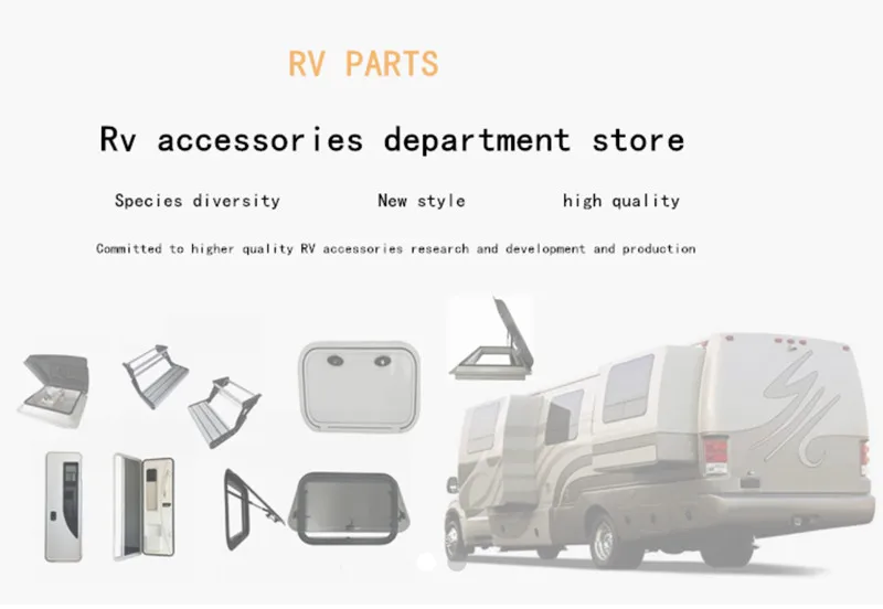 Europe Rv Caravan Motorhome Door With Sliding Screen